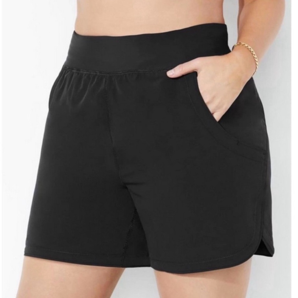 NWT Quick Dry Swim Shorts Bottom Coverup Swimsuits For All Plus Size 5X 34